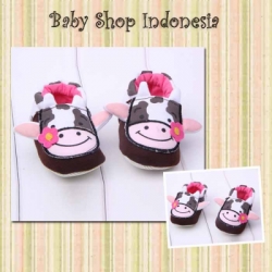S654 Sepatu Prewalker Cute Cow 70  large